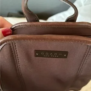 Coach | Bags | Coach Preowned Brown Neoprene With Leather  display picture 2